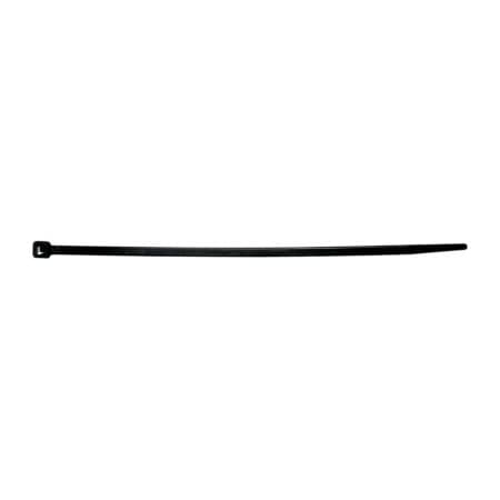 Midwest Fastener Cable Tie, 8 in L, Black, Nylon, 50 lb Strength, 1000 PK 08077
